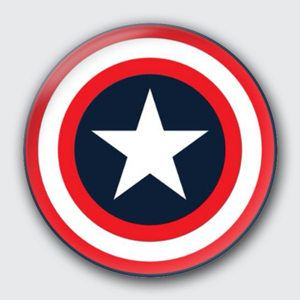 电影_美国队长盾牌复仇者联盟美国上尉圆形盾牌神盾局-创意冰箱贴