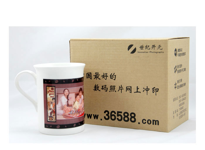 个性定制印照片图案骨瓷拜拜包装展示