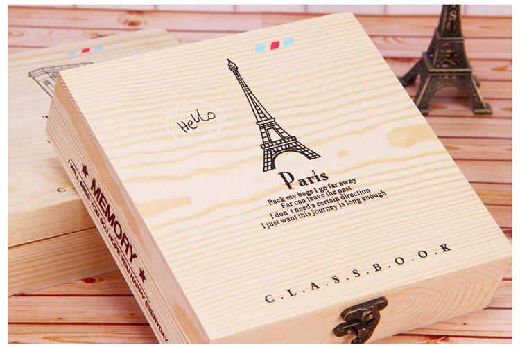 欧式风格复古盒装同学录-创意纪念册-个性毕业