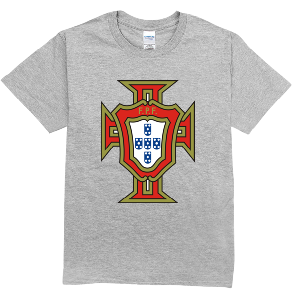 世界杯葡萄牙队队徽舒适彩色T恤-个性定制舒适