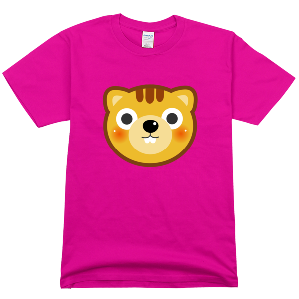 卡通头像之小松鼠高档彩色t恤