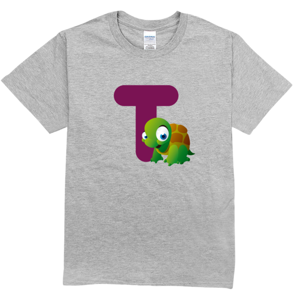 毕业季卡通字母团t高档彩色t恤