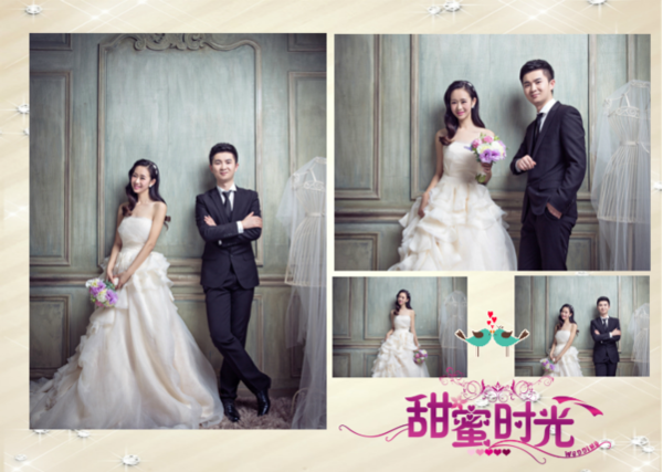 横婚纱照_婚纱照图片唯美(2)