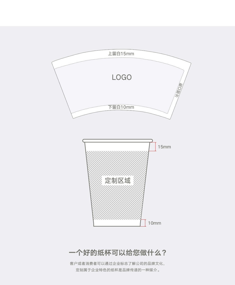 一次性纸杯平面图图片